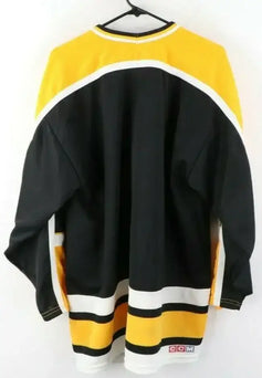 Boston Bruins Authentic CCM black 1990s Blank Replica jersey Like New - AutographsForSale.com