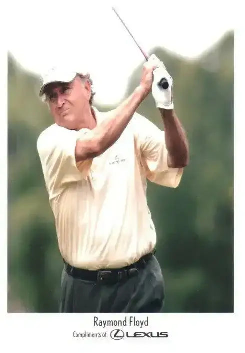 Raymond Floyd Lexus promotional 5x7 golf photo - AutographsForSale.com