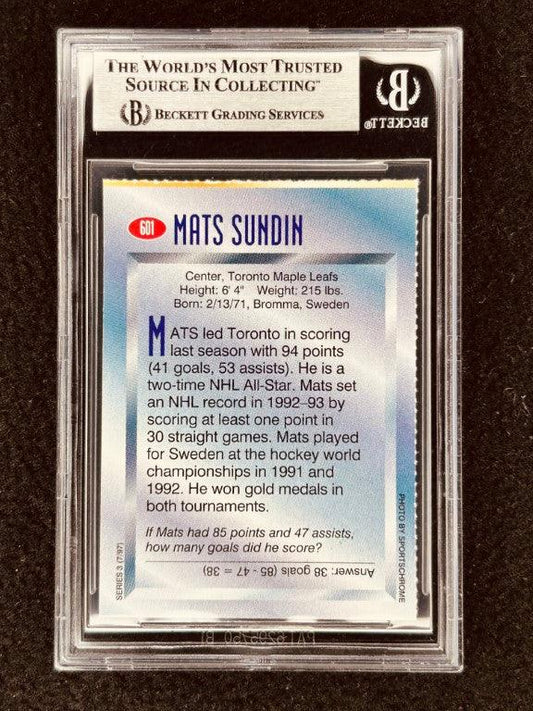Mats Sundin autographed Toronto Maple Leafs 1997 Sports Illustrated for Kids card BAS - AutographsForSale.com