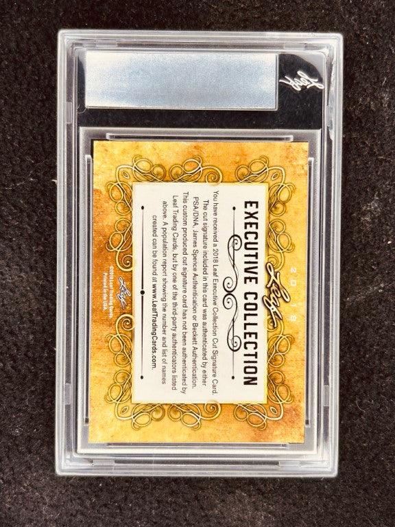 Shirley Temple 2018 Leaf Masterpiece Cut Signature certified signed card 1/1 JSA - AutographsForSale.com