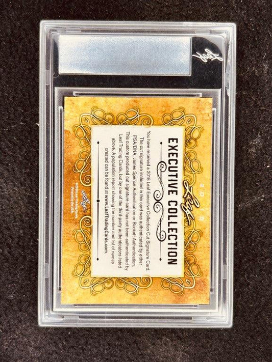 Shirley Temple 2018 Leaf Masterpiece Cut Signature certified signed card 1/1 JSA - AutographsForSale.com