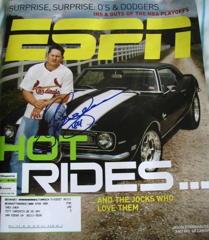Jason Isringhausen signed St Louis Cardinals 2005 ESPN magazine - AutographsForSale.com