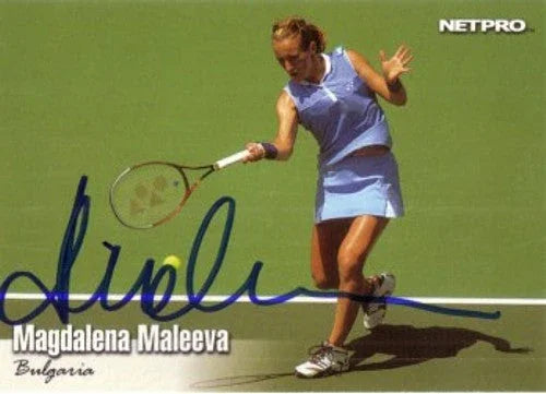 Magdalena Maleeva autographed 2003 NetPro tennis card - AutographsForSale.com
