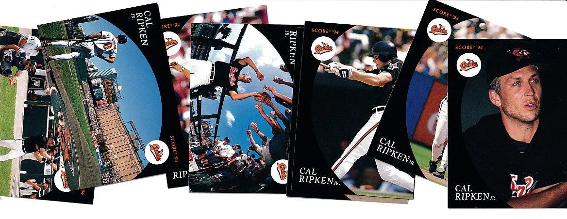 Cal Ripken Orioles near 1994 Score Burger King card set - AutographsForSale.com