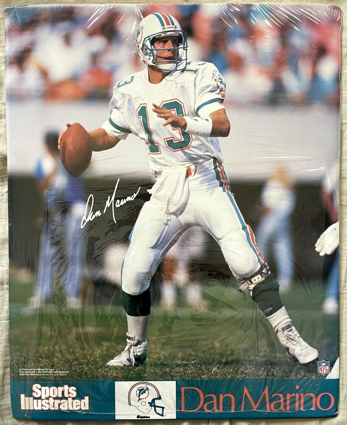 Dan Marino Dolphins 1990s Sports Illustrated 16x20 poster - AutographsForSale.com