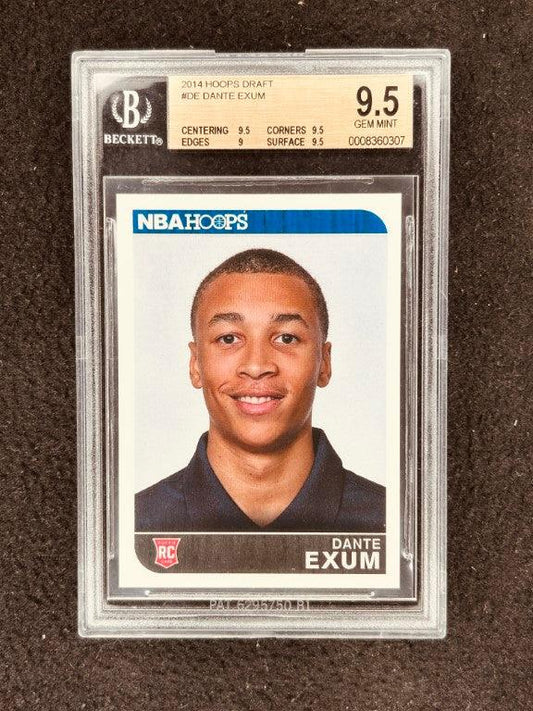 Dante Exum 2014 Panini Hoops NBA Draft RC BGS 9.5 Australia Mavericks - AutographsForSale.com