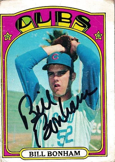 Bill Bonham autographed Chicago Cubs 1972 Topps Rookie Card - AutographsForSale.com
