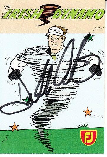 Darren Clarke autographed 2002 Footjoy golf card - AutographsForSale.com