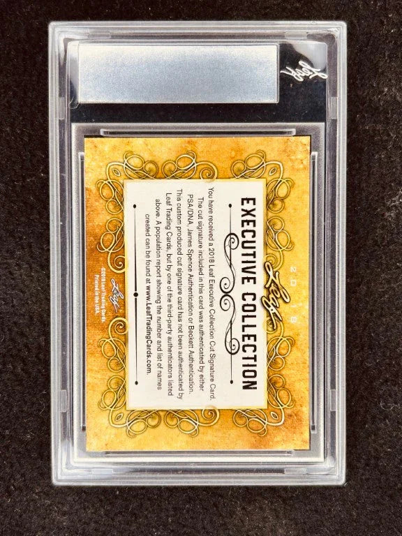 Kristen Bell 2018 Leaf Masterpiece Cut Signature certified signed card 1/1 JSA Good Place - AutographsForSale.com