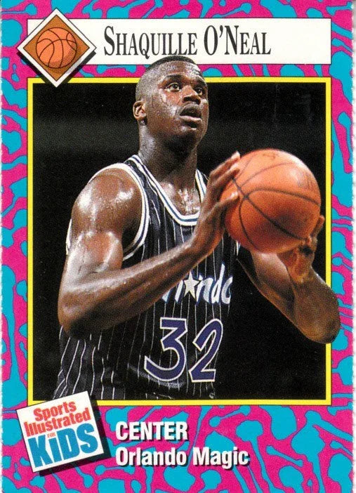 Shaquille O'Neal Orlando Magic 1993 Sports Illustrated for Kids card - AutographsForSale.com