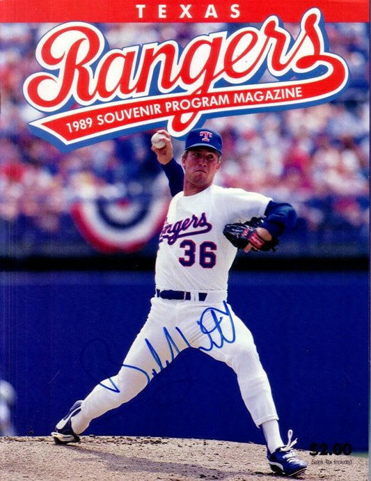 Bobby Witt autographed Texas Rangers 1989 Nolan Ryan 5000th Strikeout program - AutographsForSale.com