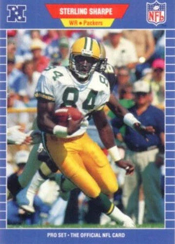 Sterling Sharpe Green Bay Packers 1989 Pro Set Final Edition Rookie Card - AutographsForSale.com