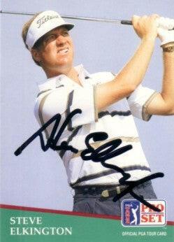 Steve Elkington autographed 1991 Pro Set golf card - AutographsForSale.com