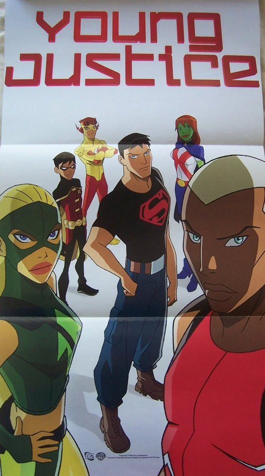 Thundercats & Young Justice 2011 SDCC 2 sided poster - AutographsForSale.com
