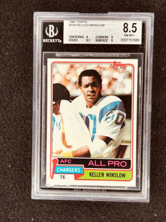 Kellen Winslow SD Chargers 1981 Topps RC BGS 8.5 - AutographsForSale.com
