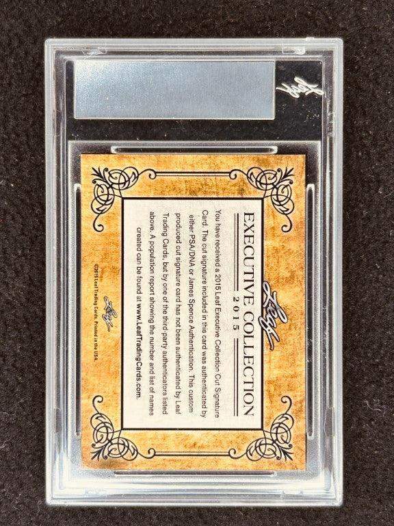 Chris Conley 2015 Leaf Masterpiece Cut Signature certified autograph card 1/1 JSA Georgia Bulldogs - AutographsForSale.com