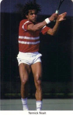 Yannick Noah 1986 1987 Fax Pax tennis card - AutographsForSale.com