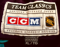 Teemu Selanne autographed Anaheim Ducks 1990s CCM jersey JSA - AutographsForSale.com