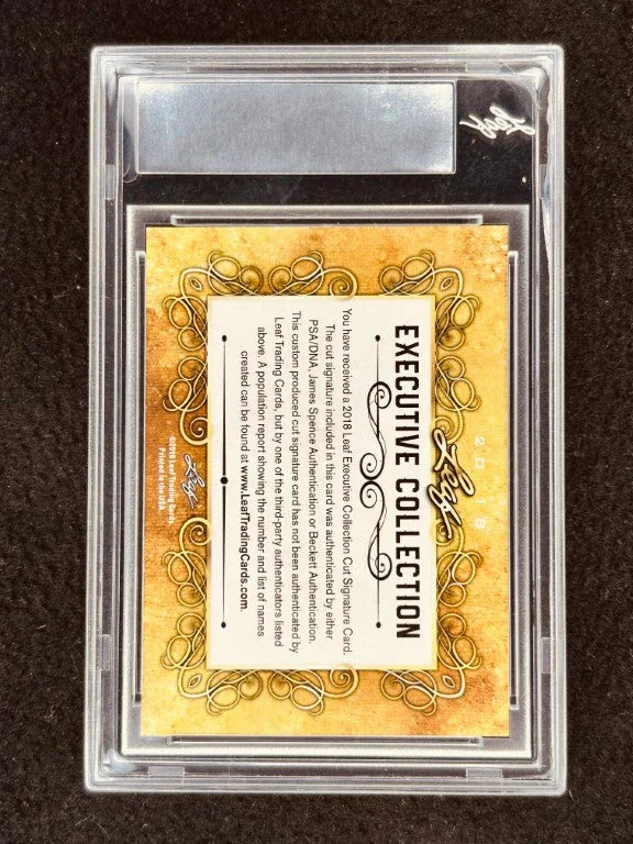 Barry Switzer 2018 Leaf Masterpiece Cut Signature card 1/1 JSA Oklahoma Sooners - AutographsForSale.com