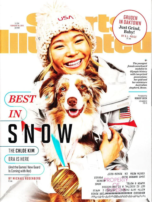 Chloe Kim 2018 Winter Olympics Sports Illustrated - AutographsForSale.com