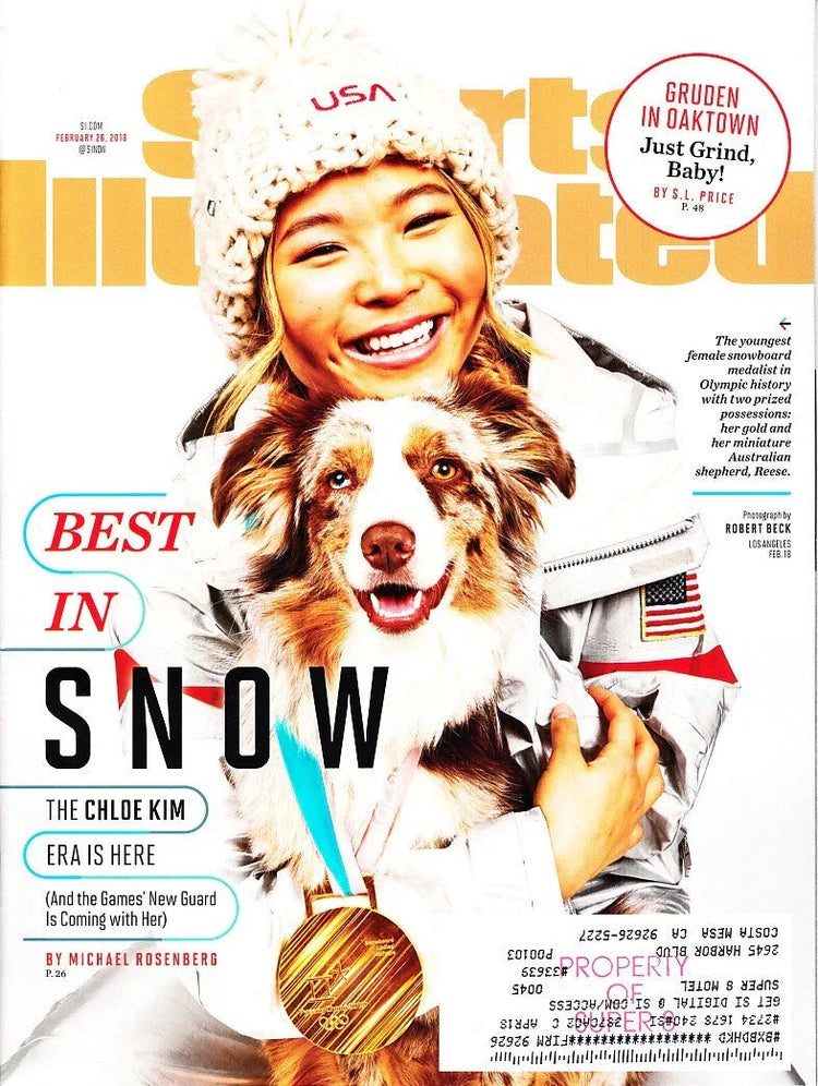 Chloe Kim 2018 Winter Olympics Sports Illustrated - AutographsForSale.com