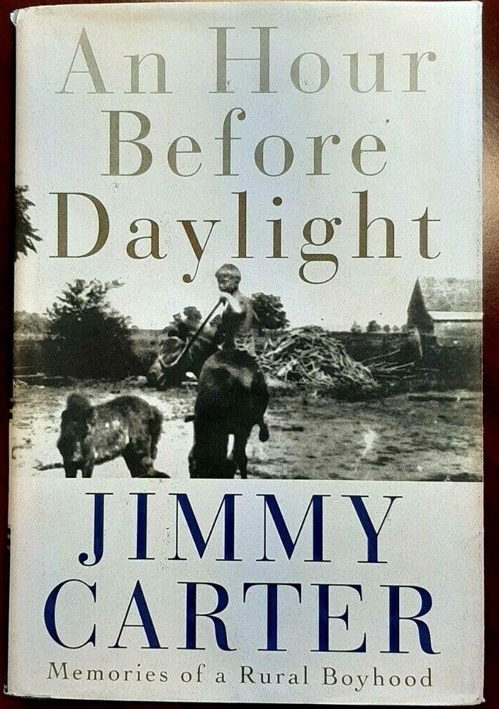 Jimmy Carter autographed An Hour Before Daylight book JSA - AutographsForSale.com