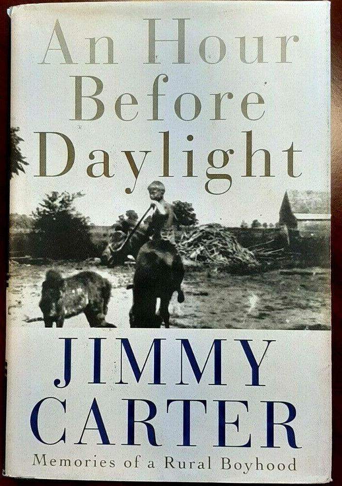 Jimmy Carter autographed An Hour Before Daylight book JSA - AutographsForSale.com