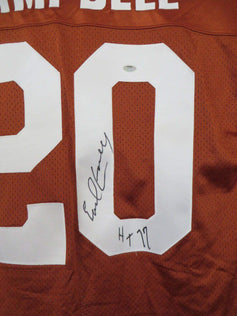 Earl Campbell signed Texas Longhorns Nike jersey HT 77 (Schwartz) - AutographsForSale.com