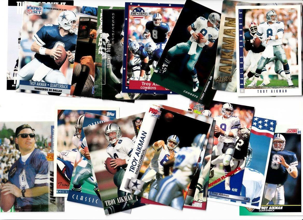 20 Troy Aikman Dallas Cowboys 90s cards inserts Oddballs 1993 Score Ore Ida - AutographsForSale.com