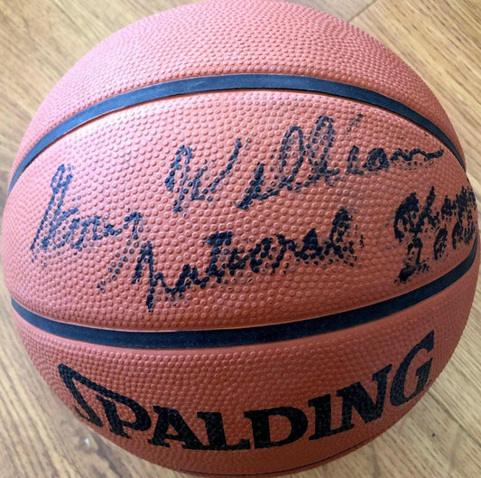 Gary Williams Maryland signed Spalding basketball w/ National Champions 2002 - AutographsForSale.com