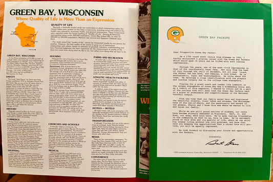 Bart Starr signed 1978 1979 Packers magazine with Best Wishes JSA - AutographsForSale.com