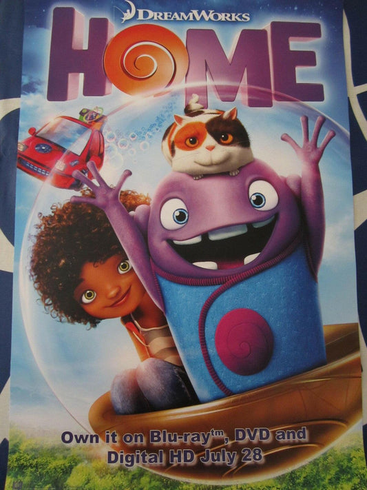 Home 2015 Comic-Con Dreamworks mini movie poster - AutographsForSale.com