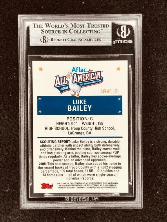 Luke Lucas Bailey 2008 AFLAC Bowman RC BGS 9 MT - AutographsForSale.com