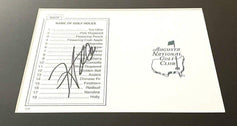 Hideki Matsuyama signed Augusta scorecard framed 2021 Masters Champ cover JSA - AutographsForSale.com
