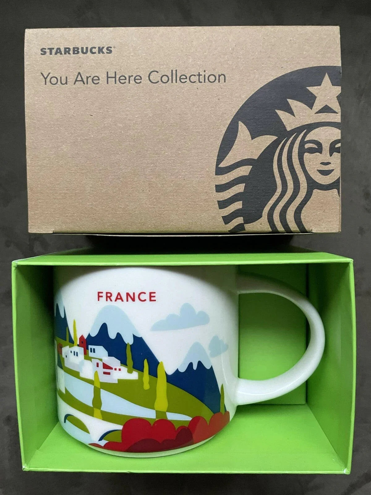 Starbucks 2013 You Are Here Collection France 14 ounce collector coffee mug NEW - AutographsForSale.com