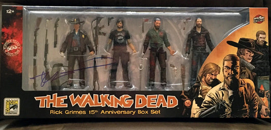 Robert Kirkman signed Walking Dead Rick Grimes 2018 SDCC action figures JSA - AutographsForSale.com