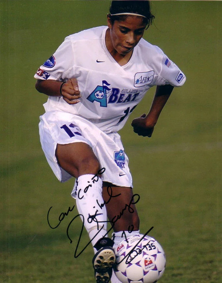 Maribel Dominguez autographed WUSA Atlanta Beat 8x10 photo - AutographsForSale.com