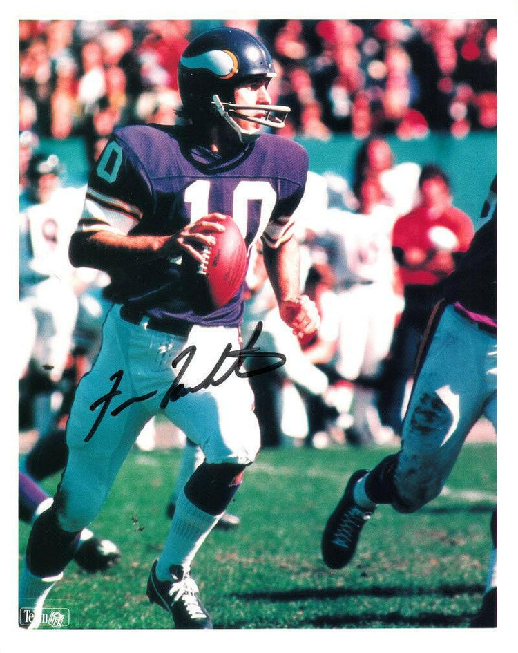 Fran Tarkenton autographed Minnesota Vikings 8x10 photo - AutographsForSale.com
