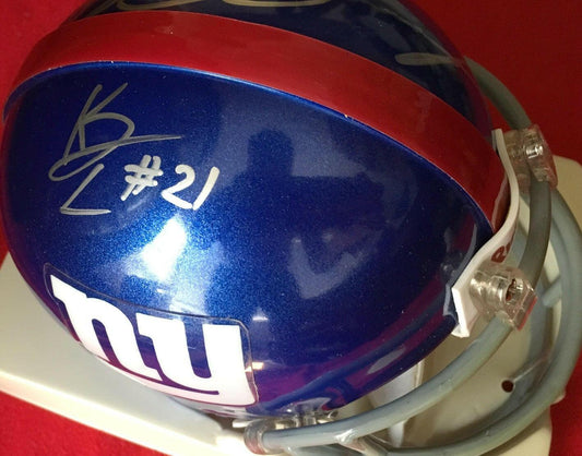Jason Pierre-Paul & Kenny Phillips signed NY Giants mini helmet JSA - AutographsForSale.com