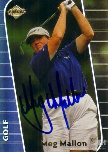 Meg Mallon autographed 2000 Collector’s Edge LPGA golf card - AutographsForSale.com