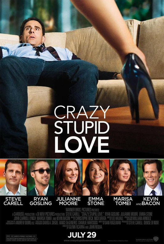 Crazy Stupid Love mini poster (Steve Carell Ryan Gosling) - AutographsForSale.com