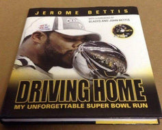 Jerome Bettis autographed Pittsburgh Steelers Driving Home hardcover book JSA - AutographsForSale.com