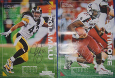 Aaron Rodgers Packers 2011 SI for Kids magazine Troy Polamalu poster - AutographsForSale.com