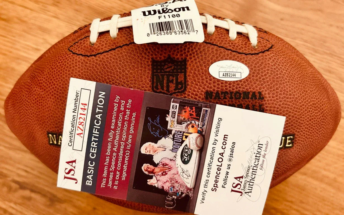 LaDainian Tomlinson autographed Wilson NFL game football JSA Chargers - AutographsForSale.com