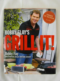 Bobby Flay autographed Grill It hardcover Cookbook JSA - AutographsForSale.com