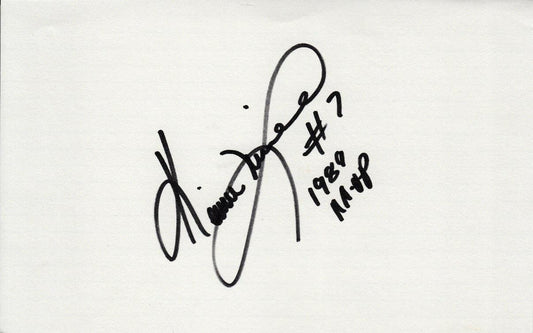 Kevin Mitchell (SF Giants) signed index card with 1989 MVP - AutographsForSale.com