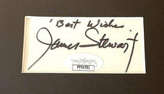 Jimmy Stewart autograph framed 8x10 photo w/ Best Wishes JSA - AutographsForSale.com