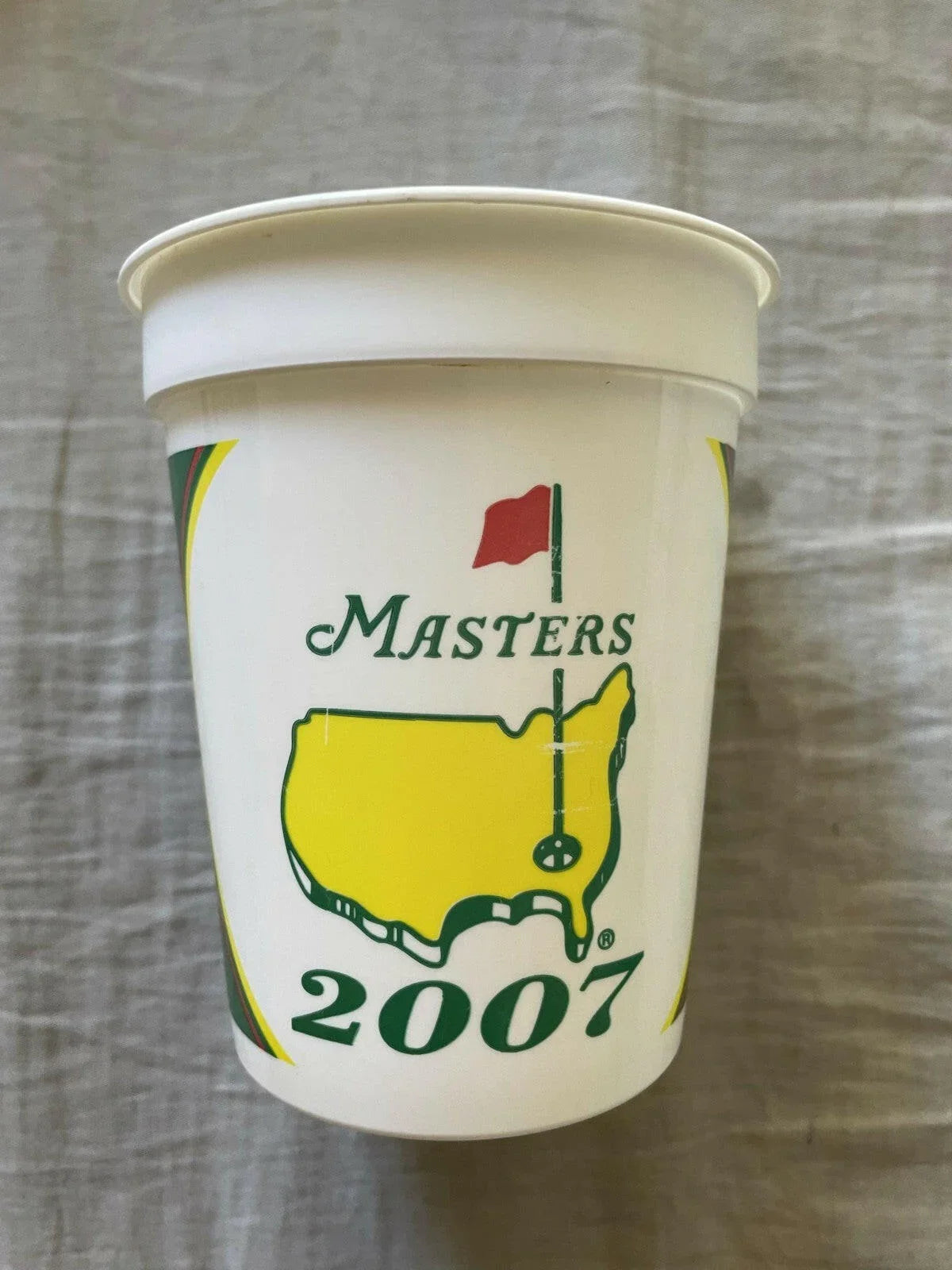 2007 Masters tournament plastic cup Zach Johnson Wins - AutographsForSale.com