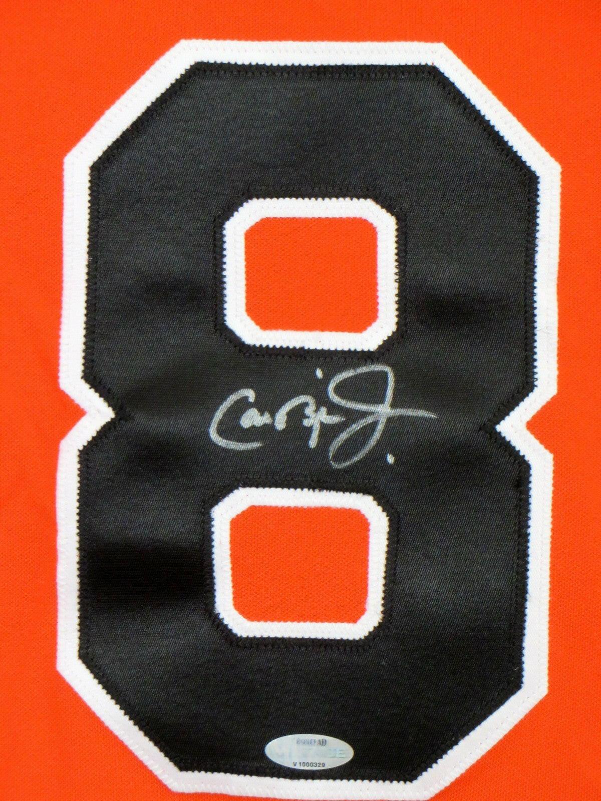 Cal Ripken autographed 1991 Baltimore Orioles orange Majestic throwback jersey (Ironclad) - AutographsForSale.com