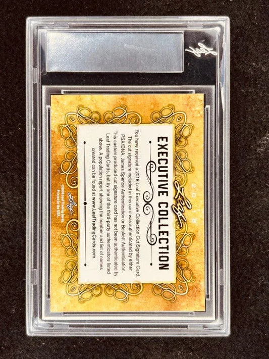 John Denver 2018 Leaf Masterpiece Cut Signature certified signed card 1/1 JSA - AutographsForSale.com